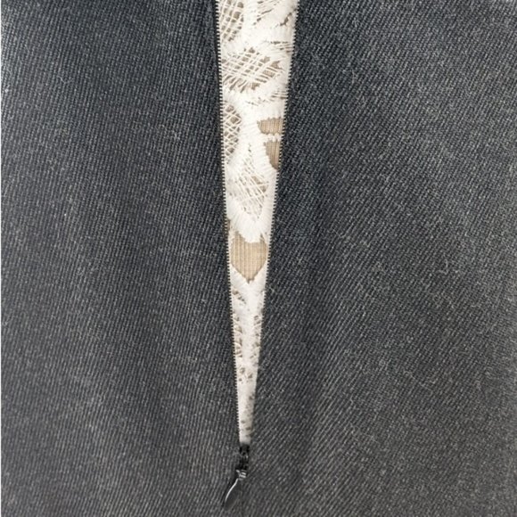 [ Embassy Row Petites ] Pure Wool Pencil Skirt - Picture 8 of 11